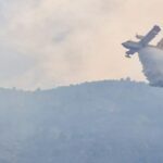Incendio devastante nella Valle del Colognati: vasto intervento per spegnere le fiamme che minacciano uliveti e insediamenti civili